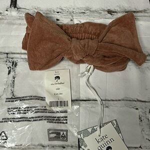 NWT Kate Quinn Velour Bow Headband Cedar L